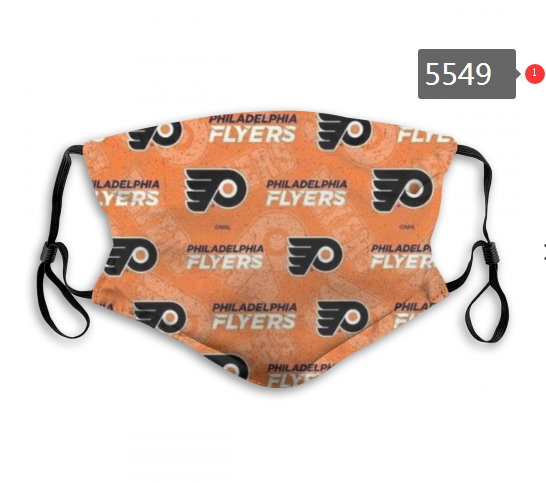 2020 NHL Philadelphia Flyers #1 Dust mask with filter->nhl dust mask->Sports Accessory